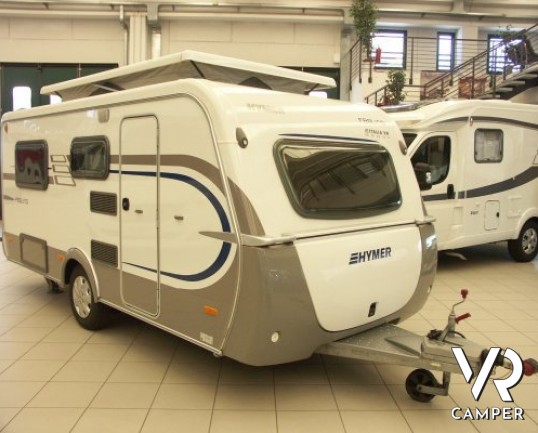 Eriba Feeling 430: caravan usata a Torino, introvabile sul mercato con il tetto rialzabile e solo 1.100 kg di peso a pieno carico.